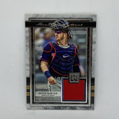 Mitch Garver Jersey Relic Insert #D/50 2020 Topps Museum Collection #MMR-MGA