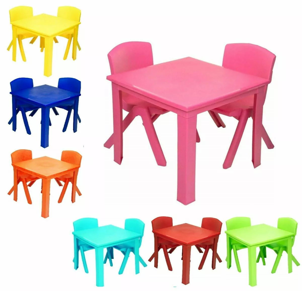 Kids table on sale and chairs ebay