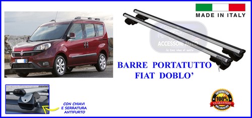 Barre Portatutto Menabo Per Fiat Grande Punto 5p (2005-2012) - Kit Completo Barre Portatutto Universali - Foto 11