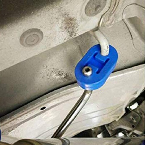 4X Car Exhaust Rubber Hanger Mount Support Heavy Duty universal BLUE 2Holes PR - Picture 4 of 7