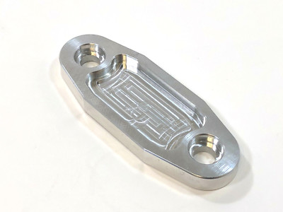 Ford 351C 351M 400M V8 Fuel Pump Block Off Plate CNC Machined Billet Aluminum