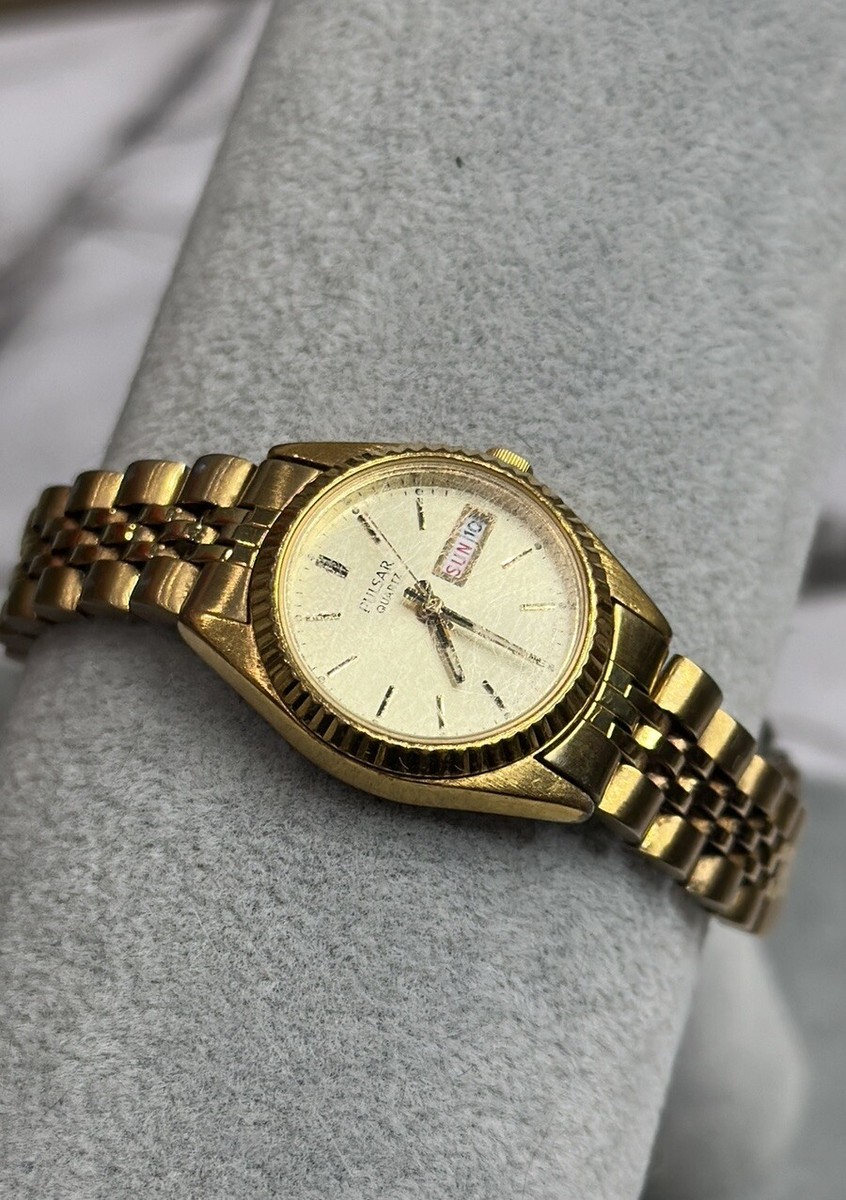 Vintage Pulsar Gold Toned Women's Wristwatch | eBay Vintage Pulsar Gold Toned Women's Wristwatch | eBay