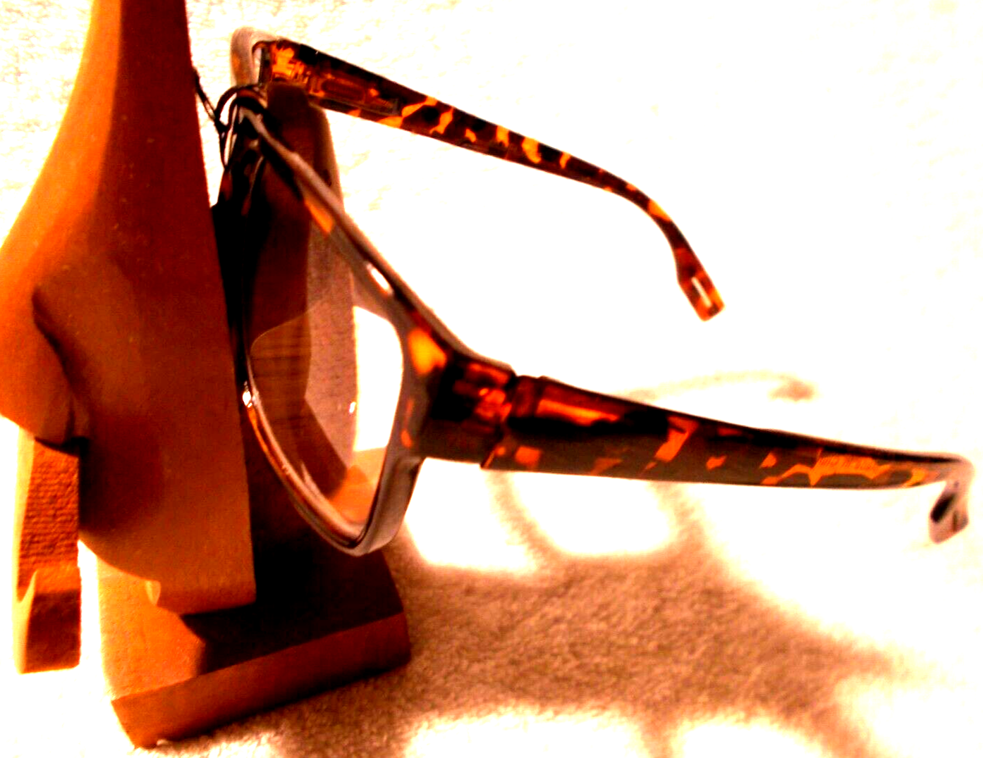 Men's Fushida Black/Brown Plastic Frame Reading Glasses +4.00 Strength eBay