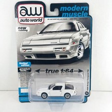 Auto World Modern Muscle 1986 Dodge Conquest Tsi White 164 Diecast Car Toys