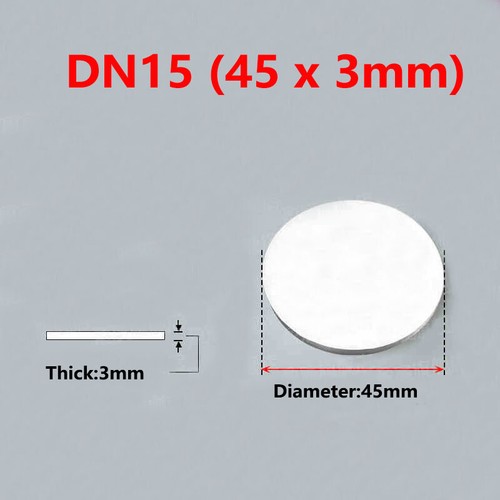 EPTFE Solid Discs Flat Round Pad Sealing Expanded PTFE Dia 45mm-375mm Thick 3mm - Picture 37 of 50