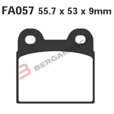 BREMSBELÄGE FÜR BMW R45 N/T R65 LS/T FA057 R45/45 N 78>85 R65 LS/65 T 80>85