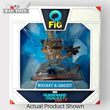 Marvel Guardians of the Galaxy Rocket Raccoon Baby Groot Q-Fig Diorama QMx