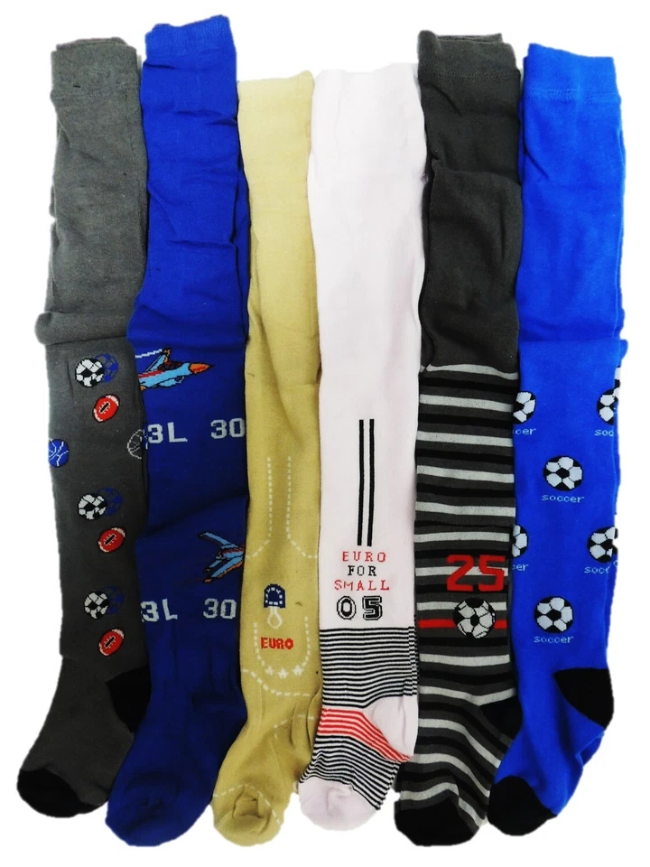 NO-NAME 6 Jungen Strumpfhosen Strumpfhose Größe Fußball Größe 92 98 104 134 140 146 152