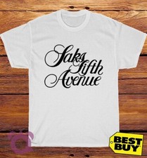 New Hot Saks Fifth Avenue Logo American Funny T-Shirt Made In USA Size S to 5XL
