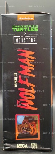 Universal Monsters X TMNT Raphael as The Wolfman 7" Scale Figure NECA NRFB - Picture 7 of 11