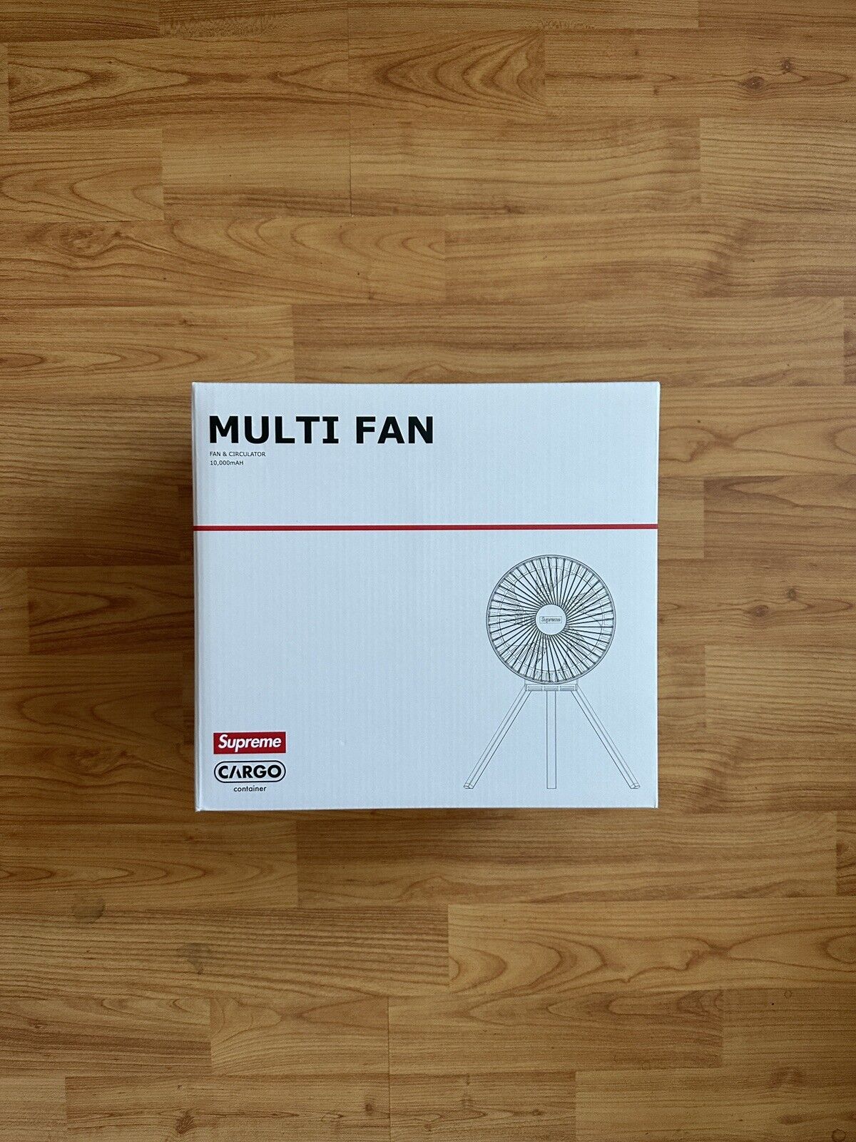 Supreme x Cargo Container Electric Fan|Red|FW23|**SHIPS FAST**