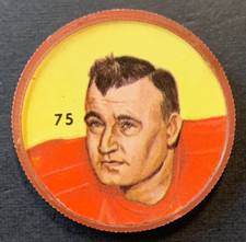 1963 Nalleys CFL Coin #75 Dick Dalatri Alouettes Bilingual Back Football
