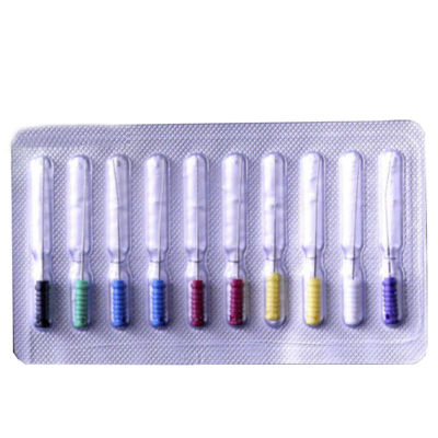 1 Pack Dental Barbed Broaches Endodontic Needles 20-60# Stainless