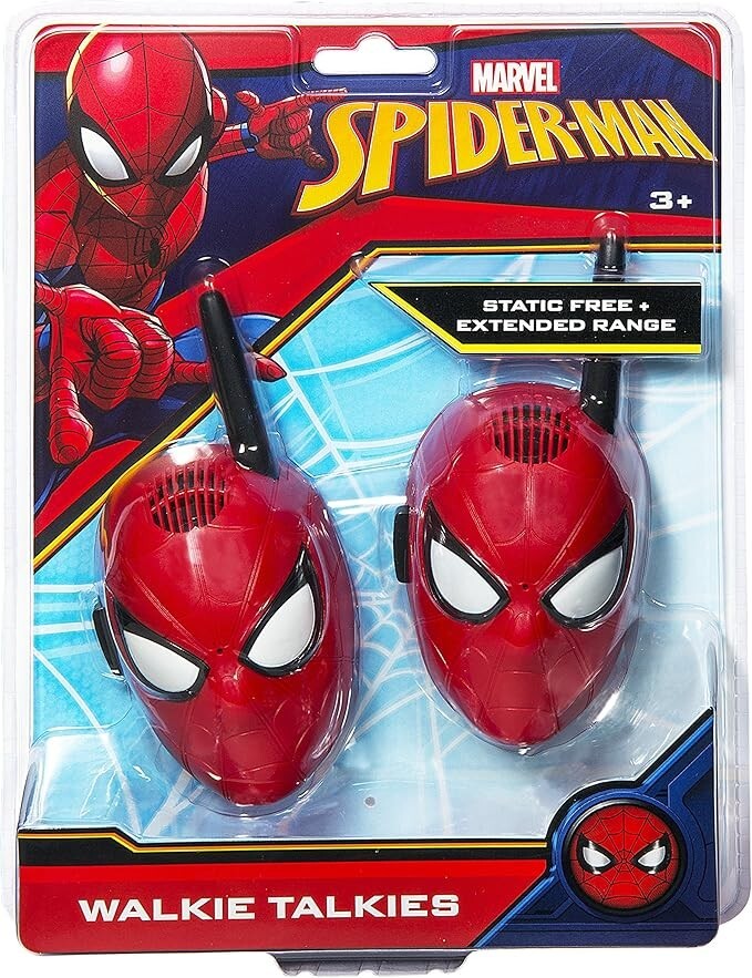 Marvel Spiderman Walkie Talkies. 150m range.