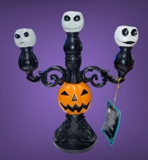 Disney Nightmare Before Christmas Jack Skellington Candlestick Holder Candelabra