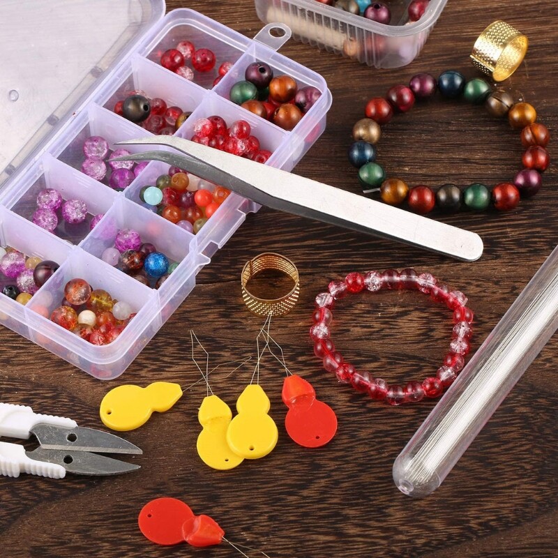 65Pcs 3 Size Extra Fine Thin Beading Embroidery Needles with Needle