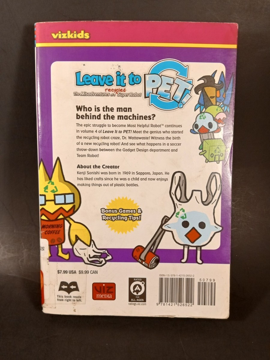 Leave it to Pet! Volume 4 Kenji Sonishi VIZ Manga 1st Print Ex-Lib