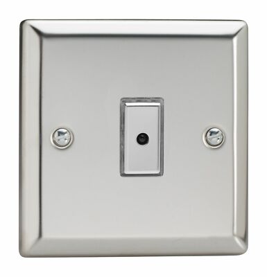 Varilight JCE101 Spiegel Chrom 1 Gang Fernbedienung/Touch Master LED Dimmer 0-100W