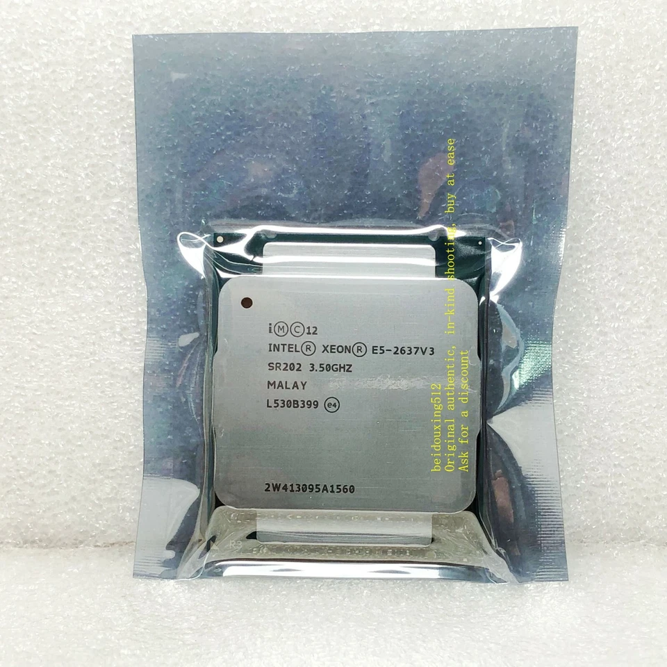 Intel E5-2637 V3 (SR202) 4 core / 3.50GHZ / 15MB LGA 2011-V3 Server Processor - Image 3 of 4