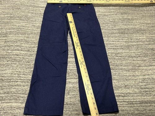 Polo Ralph Lauren Chino Pants Boys 16 26x30 Straight Leg Slacks Blue - Picture 10 of 13