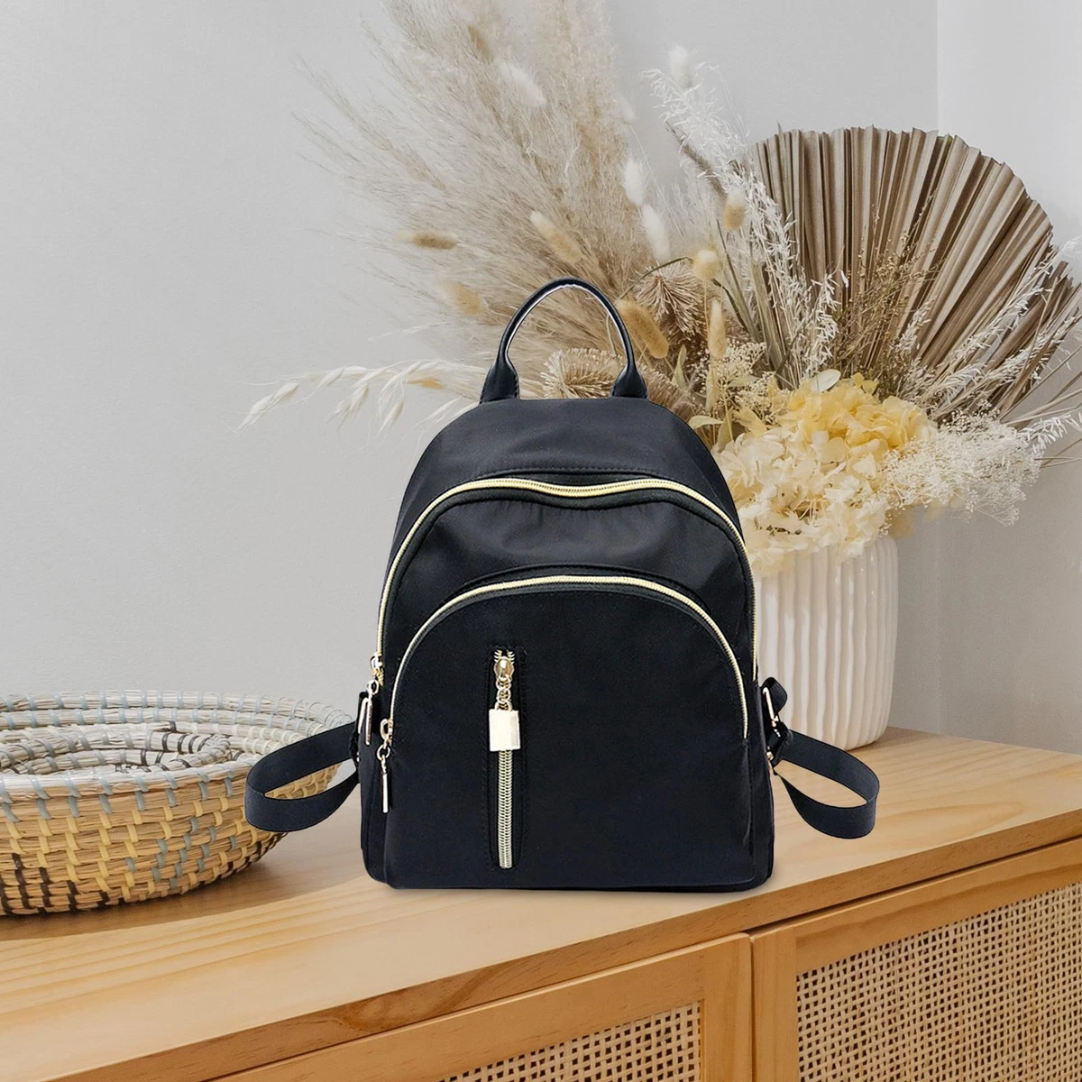 Small backpack with pockets sale