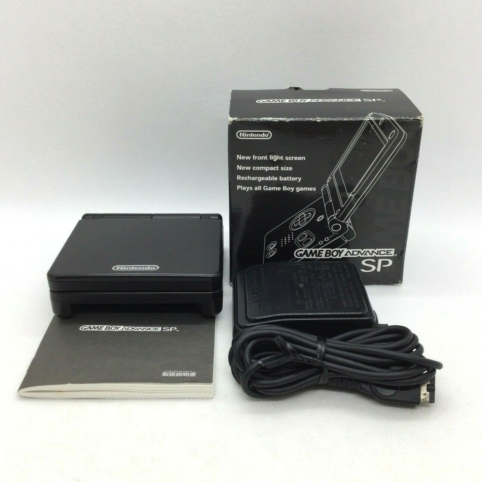 kf3431 GameBoy Advance SP Onyx Black BOXED Game Boy Console Japan