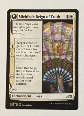 MTG NEO Kamigawa Neon Dynasty Portrait of Michiko / Reign of Truth - Uncommon | eBay MTG NEO Kamigawa Neon Dynasty Portrait of Michiko / Reign of Truth - Uncommon | eBay