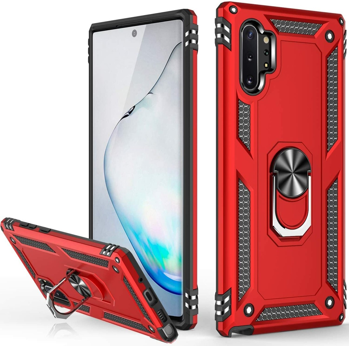 For Samsung Galaxy Note 10 Note 10+ Plus Case Kickstand Shockproof Armor  Cover