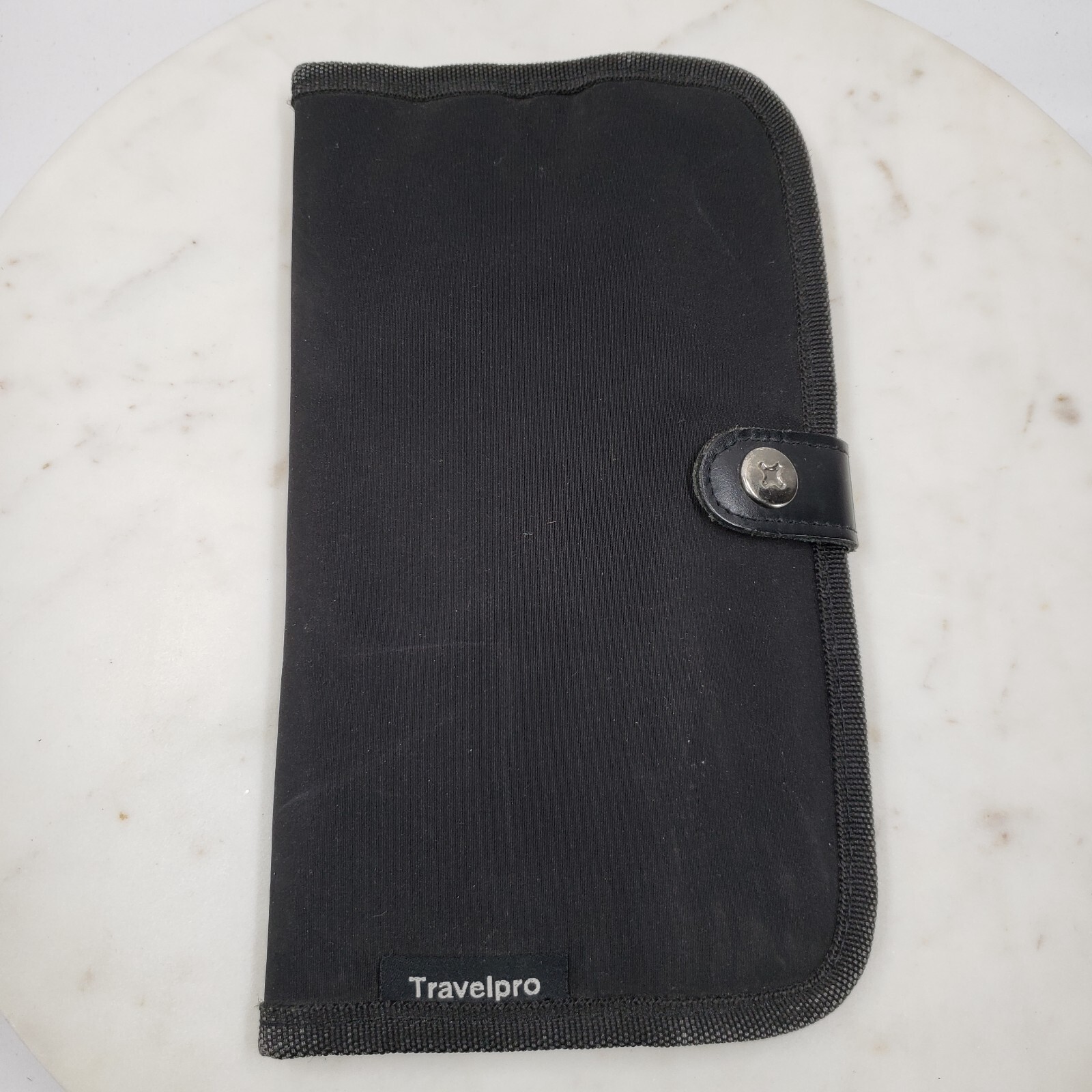 Travelpro Black Passport Holder Wallet with ID Window 9.5x5 Inches-image