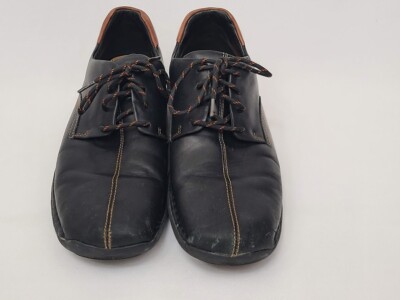 Cole Haan Zeno Lace II Mens 8M Black Leather Oxfords Comfort  display picture 1