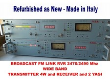 BROADCAST FM LINK RVR 2470/2490 Mhz - WIDE BAND - 2 YAGI