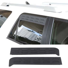 Black Rear Side Window Blinds Quarter Louver Vent Panel Cover For 4Runner 2010+