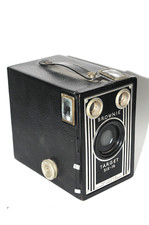 Eastman Kodak Brownie Target Six-16 Box Camera Vintage Art Deco 1940's