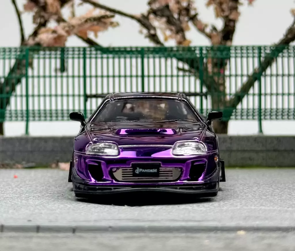 1:64 LMLF Purple JDM Supra A80Z Pandem Sports Model Diecast 1:64 LMLF Purple JDM Supra A80Z Pandem Sports Model Diecast