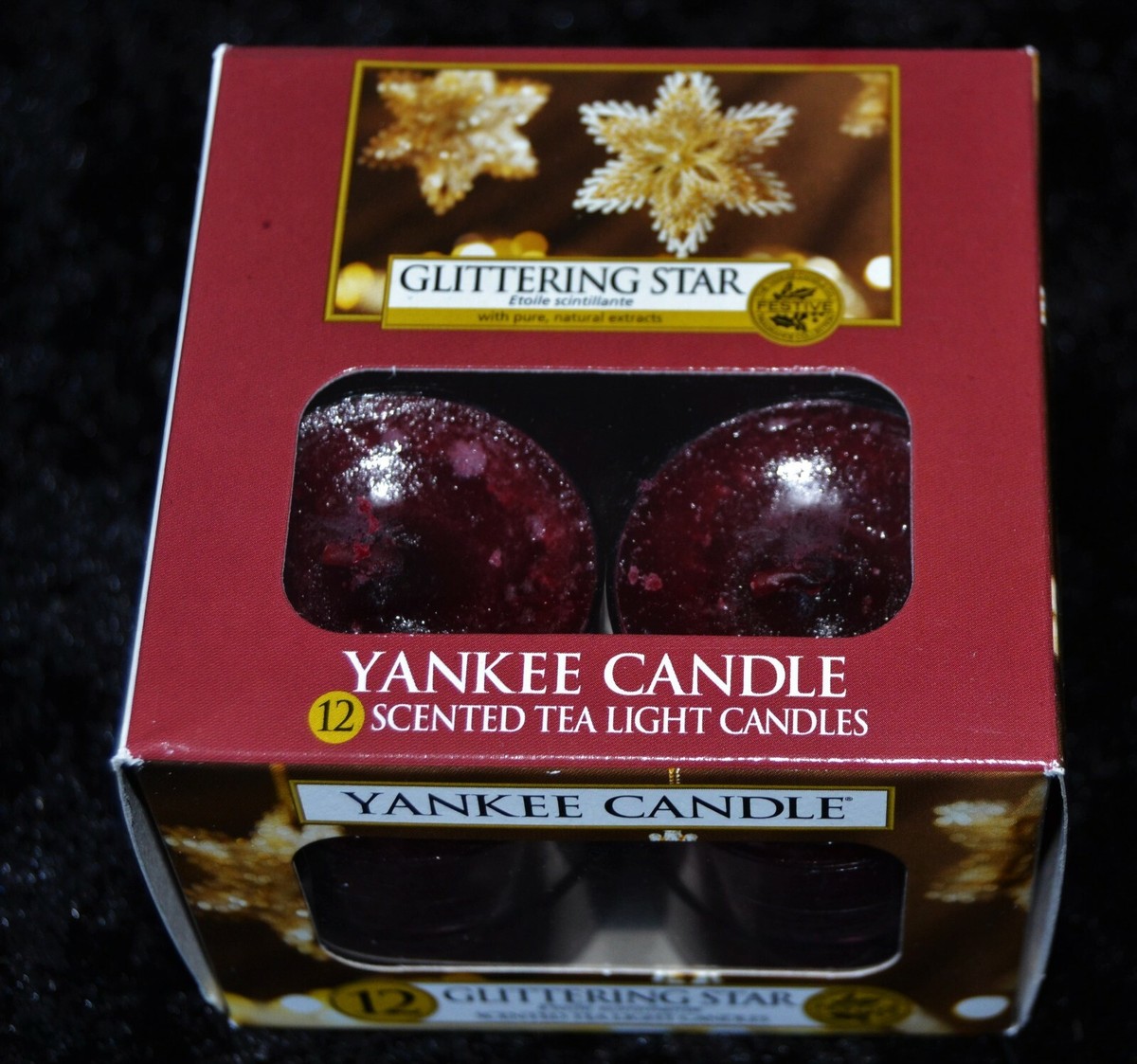 Yankee Candle TEELICHTER, GLITTERING STAR, 12 Stck. Selten