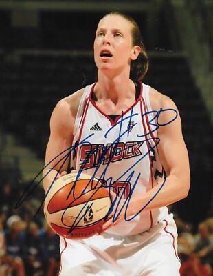 Katie Smith New York Liberty signed Detroit Shock 8x10 photo HOF