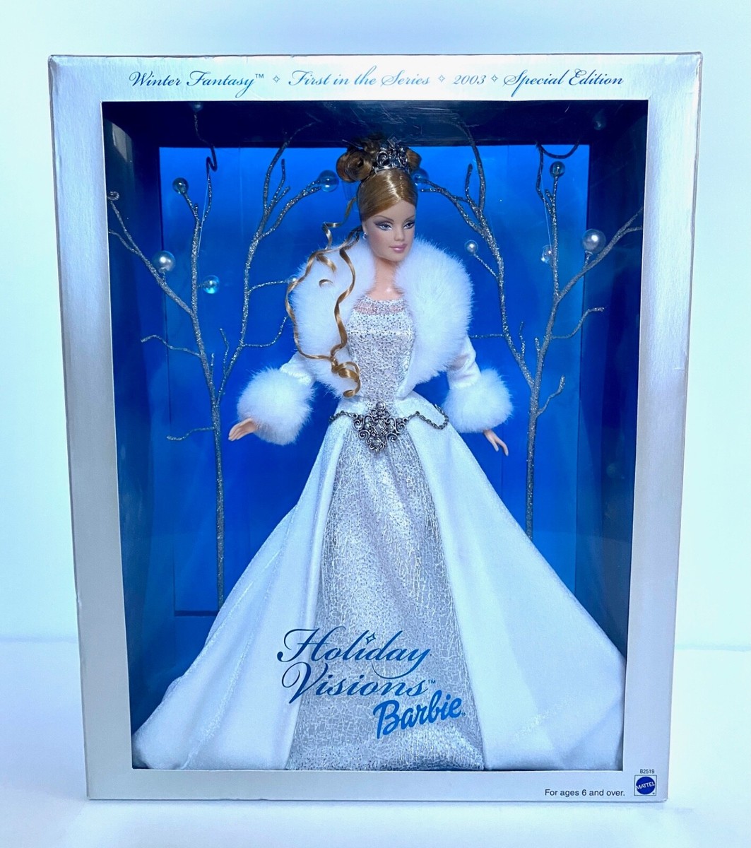 2003 HOLIDAY VISIONS BARBIE DOLL WINTER FANTASY SPECIAL EDITION