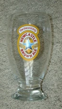 New Castle Brown Ale The One and Only Beer Tulip Gobblet Style Glass