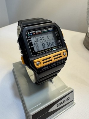 Casio Men's Digital Barometer Quartz Watch BM-100WJ Vintage