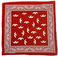 Duck Dynasty Duck Commander Bandana Red Handkerchief Neckerchief 20.5" Square