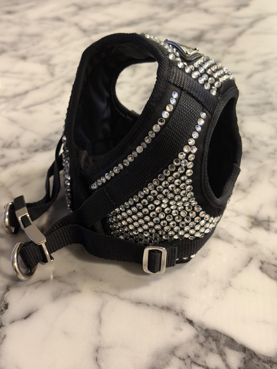Prada Crystal Studded Dog Harness | eBay