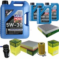 Inspektionspaket 8L Liqui Moly Longtime 5W-30 FüR VW Amarok 2.0 Bitdi 4Motion
