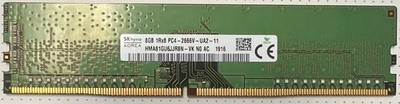 SK hynix 8GB 1Rx8 PC4 2666v Memory