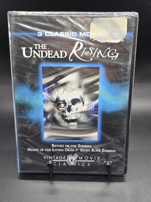 The Undead Rising DVD 3 Movies Revolt Zombies Hard Rock Night Living Dead New