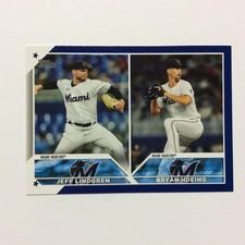 2023 Topps Update US153 Rookie Jeff Lindgren Bryan Hoenig Royal Blue