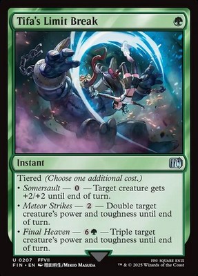 MTG Magic the Gathering Tifa's Limit Break (207/764) Final Fantasy LP