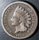 1860 INDIAN HEAD CENT - GOOD