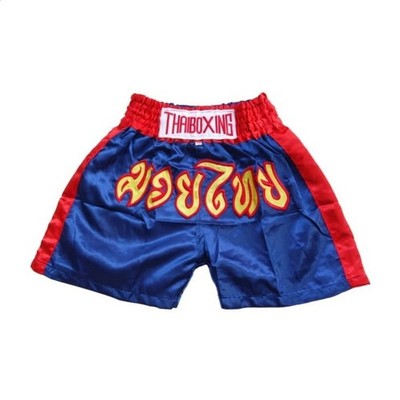 Muay Thai Shorts Fight Boxing Thailand Grappling Martial Arts Gear Satin Fabric