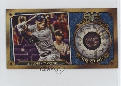 2022 Topps Gypsy Queen GQ Gems Minis Indigo 182/250 Aaron Judge #GGM-17 09ai