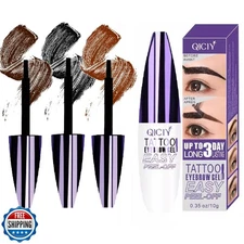 3PCS QICIY Easy Peel-Off Eyebrow Gel- QICIY Peel Off Tattoo Eyebr